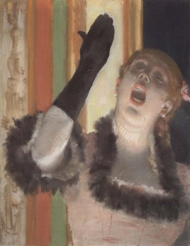 Edgar Degas Singer with a Glove